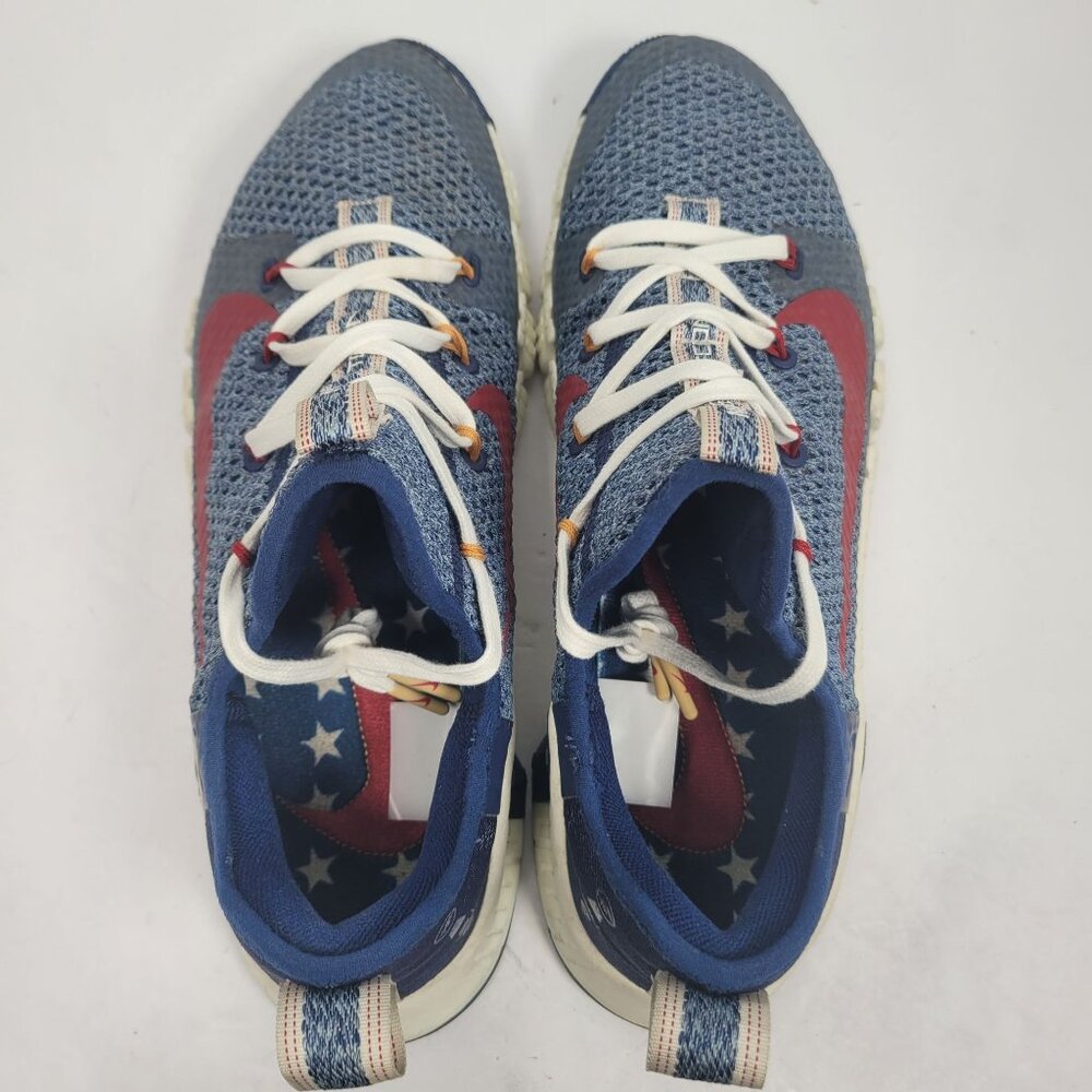Nike Free Metcon 3 AMP Men's Royal Blue Gym Red Sneakers CV9341-461 US Size 12 - Picture 5 of 8